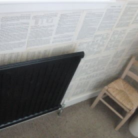 I painted the radiator black - it looks good but apparently may even increase the heat output?